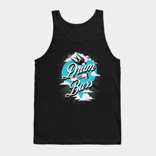 DRUM AND BASS  - Heart Of The BASS Vintage (blue) Tank Top